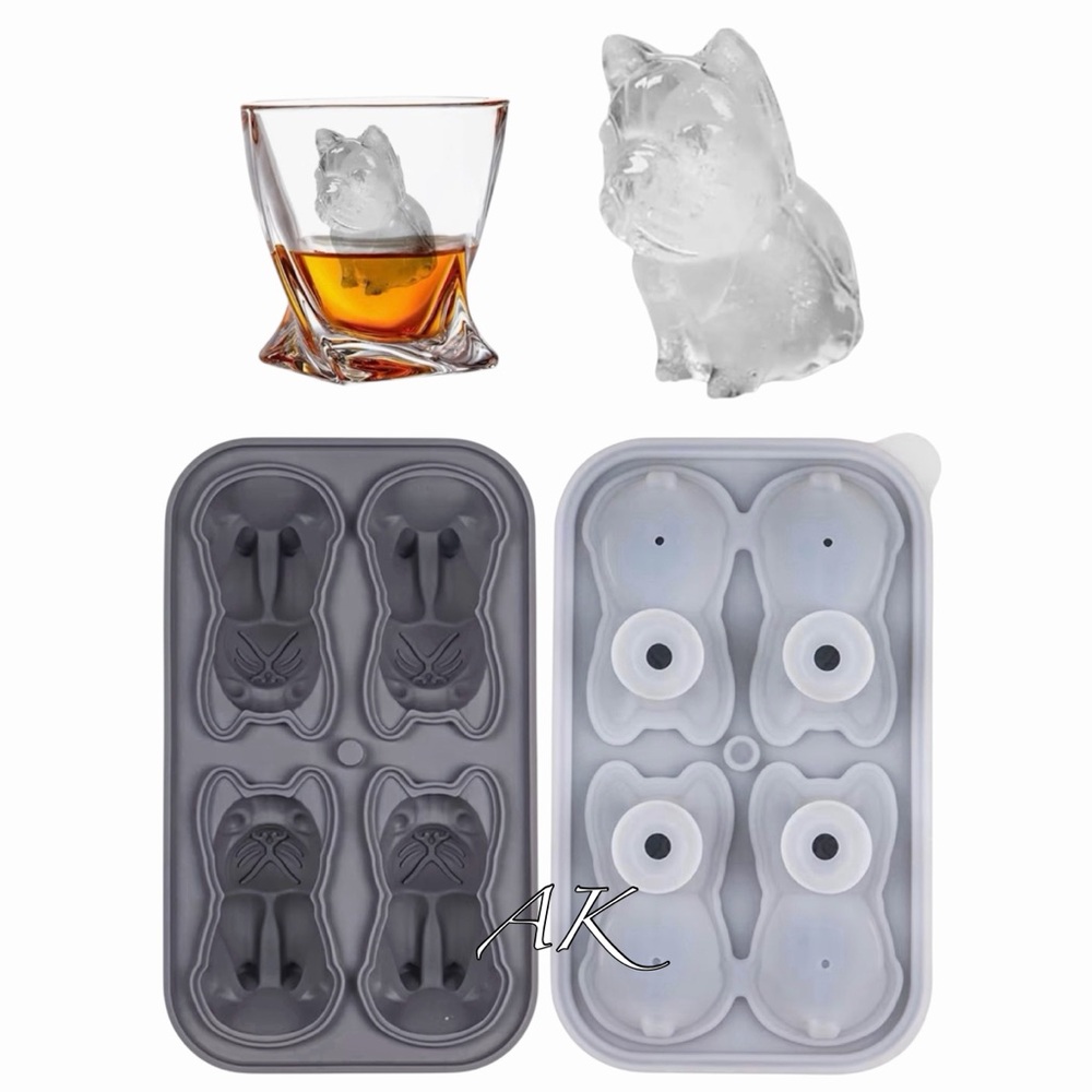 French Bulldog Ice Cube Mold Tray 🐾 Frenchie